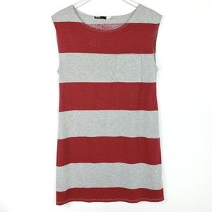 BDG Urban Outfitters Dress Striped Sleeveless mini y2k rugby stripe M blokecore